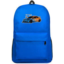 Honda Backpack SuperPack - Honda Civic Type R Illustration On White Background