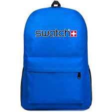 Famous Watch Brand Swatch Backpack SuperPack - Swatch Black Logo
