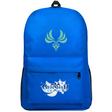 Genshin Impact Anemo Backpack SuperPack - Anemo Element Logo Minimalist