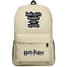 Harry Potter Backpack SuperPack - Books Turn Muggles Into Wizards Sticker Art