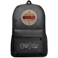 Harry Potter Backpack SuperPack - Don't Let The Muggles Get You Down Sticker Art