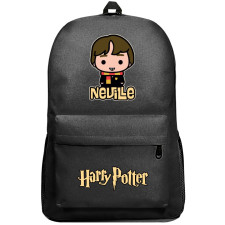 Harry Potter Neville Longbottom Backpack SuperPack - Neville Longbottom Chibi Cartoon Sticker Art