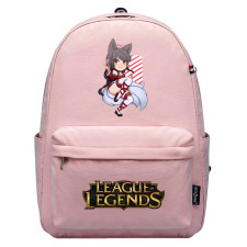League of Legends Ahri Backpack SuperPack - Ahri Shy Portrait Chibi Illustration