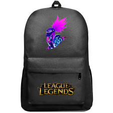 League of Legends Akali Backpack SuperPack - Akali KDA Side Portrait Popart