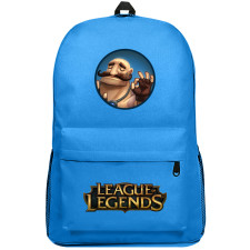 League of Legends Braum Backpack SuperPack - Braum Eyes Closed Sticker