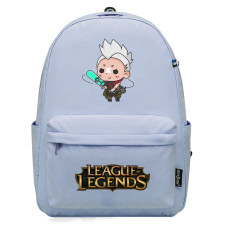 League of Legends Ekko Backpack SuperPack - Ekko Spinning Laser Sword Chibi Art