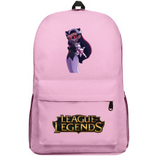 League of Legends Renata Backpack SuperPack - Renata Glasc Side Pose with Mask