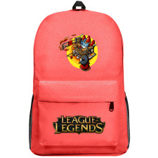League of Legends Rumble Backpack SuperPack - Rumble Fighting Posture Cartoon Art
