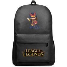 League of Legends Twisted Fate Backpack SuperPack - Twisted Fate Playing Cards Chibi Art