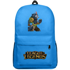 League of Legends Warwick Backpack SuperPack - Warwick Angry Side Pose