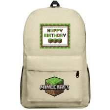 Minecraft Birthday Theme Backpack SuperPack - Happy Birthday Chibi Art Series
