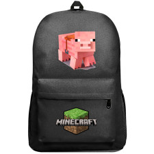 Minecraft Pig Backpack SuperPack - Pig With Saddle Rigged Chibi Art Series