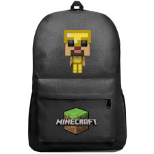Minecraft Steve Backpack SuperPack - Golden Steve Chibi Art Series