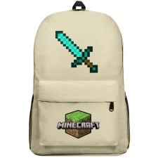 Minecraft Diamond Sword Backpack SuperPack - Diamond Sword Weapon Series Art