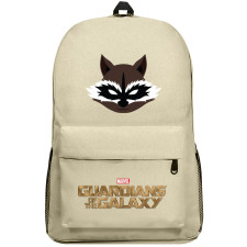 Guardians Of The Galaxy Rocket Raccoon Backpack SuperPack - Rocket Raccoon Head Portrait Cartoon Art