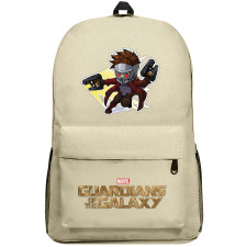 Guardians Of The Galaxy Star Lord Backpack SuperPack - Star Lord Attacking Chibi Art