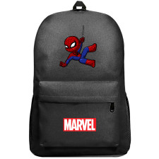 Spider Man Backpack SuperPack - Baby Spider Man Swinging Chibi Art