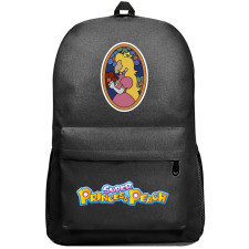 Super Mario Princess Peach Backpack SuperPack - Princess Peach Stained Glass Window Mosiac Art