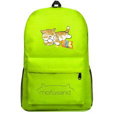 Mofusand Backpack SuperPack - Mofusand Eating Chips
