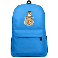 Mofusand Backpack SuperPack - Mofusand Mofusand In Goldfish Bowl