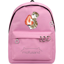 Mofusand Backpack SuperPack - Mofusand Holding Strawberry