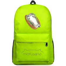 Mofusand Backpack SuperPack - Mofusand Lying In Hotdog