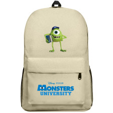 Monster University Mike Wazowski Backpack SuperPack - Mike Wazowski Holding Book