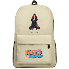 Naruto Shippuden Itachi Uchiha Backpack SuperPack - Itachi Uchiha Mudra And Holding Kunai