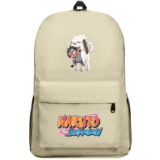 Naruto Shippuden Kiba Inuzuka Backpack SuperPack - Kiba Inuzuka and Akamaru Chibi Art