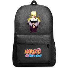 Naruto Shippuden Backpack SuperPack - Naruto Uzumaki And Sasuke Uchiha Minimalist