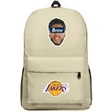 NBA Anthony Davis Backpack SuperPack - Anthony Davis The BROW Head Sticker Art