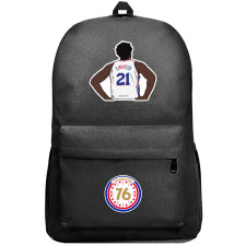NBA Joel Embiid Backpack SuperPack - Joel Embiid Back Sticker Art