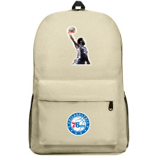 NBA Joel Embiid Backpack SuperPack - Joel Embiid Dunking Sticker Art