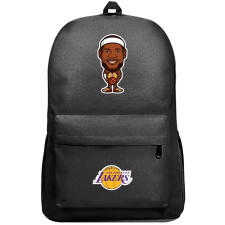 NBA Lebron James Backpack SuperPack - Lebron James Chibi Sticker Art