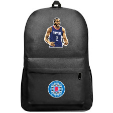 NBA Kawhi Leonard Backpack SuperPack - Kawhi Leonard Celebration Illustration Sticker Art