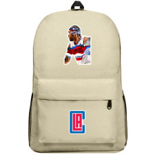 NBA Kawhi Leonard Backpack SuperPack - Kawhi Leonard Side Portrait Sticker Art