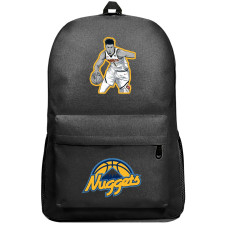 NBA Michael Poter Jr Backpack SuperPack - Michael Poter Jr Dribbling Vector Illustration Sticker Art