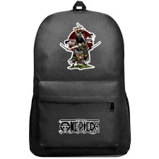 One Piece Backpack SuperPack - One Piece Luffy Brooks Chopper The Trio of Wano Sticker