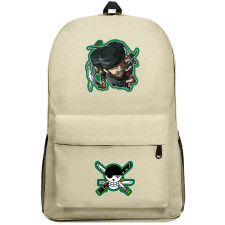 One Piece Zoro Backpack SuperPack - Zoro Holding Knife Chibi Art