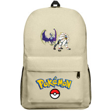 Pokemon Backpack SuperPack - Solgaleo Lunala Epic Battle Cartoon Art Series