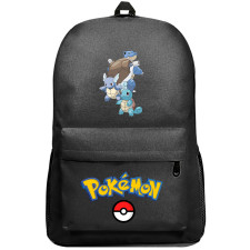 Pokemon Backpack SuperPack - Squirtle Wartortle Blastoise Evolution Cartoon Art Series
