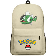 Pokemon Basculin Backpack SuperPack - White Striped Basculin Character Series Art