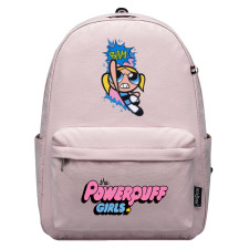 Powerpuff Girls Bubbles Backpack SuperPack - Bubbles Fighting Bam Character Art