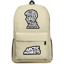 Arctic Monkeys Backpack SuperPack - Arctic Monkeys AM Lyric Word Art On Head