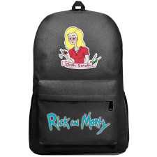 Rick And Morty Beth Smith Backpack SuperPack - Beth Smith Crying Cartoon Art