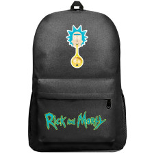 Rick And Morty Backpack SuperPack - Rick And Morty Drool Saliva Illustration Art