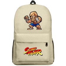 Street Fighter Sagat Backpack SuperPack - Sagat Sticker Art