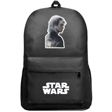 Star Wars Anakin Skywalker Backpack SuperPack - Anakin Skywalker Side Portrait Grayscale