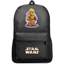 Star Wars C-3PO Backpack SuperPack - C-3PO Cartoon Chibi Art