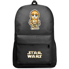 Star Wars C-3PO Backpack SuperPack - C-3PO Standing Chibi Art